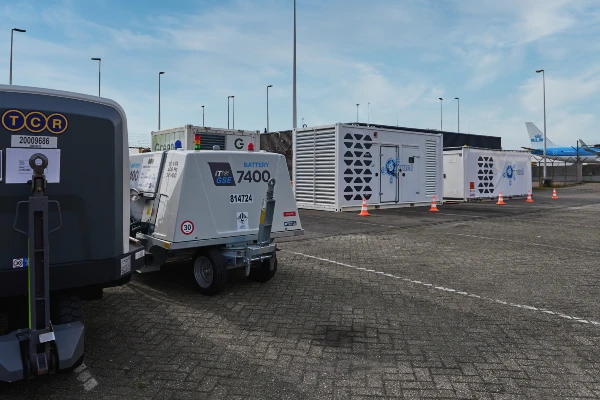 aggregaat verhuur luchthaven